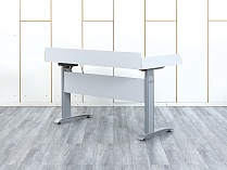 Офисный стол прямой  1 430х770х690 ЛДСП Серый   (СППС1-14034)