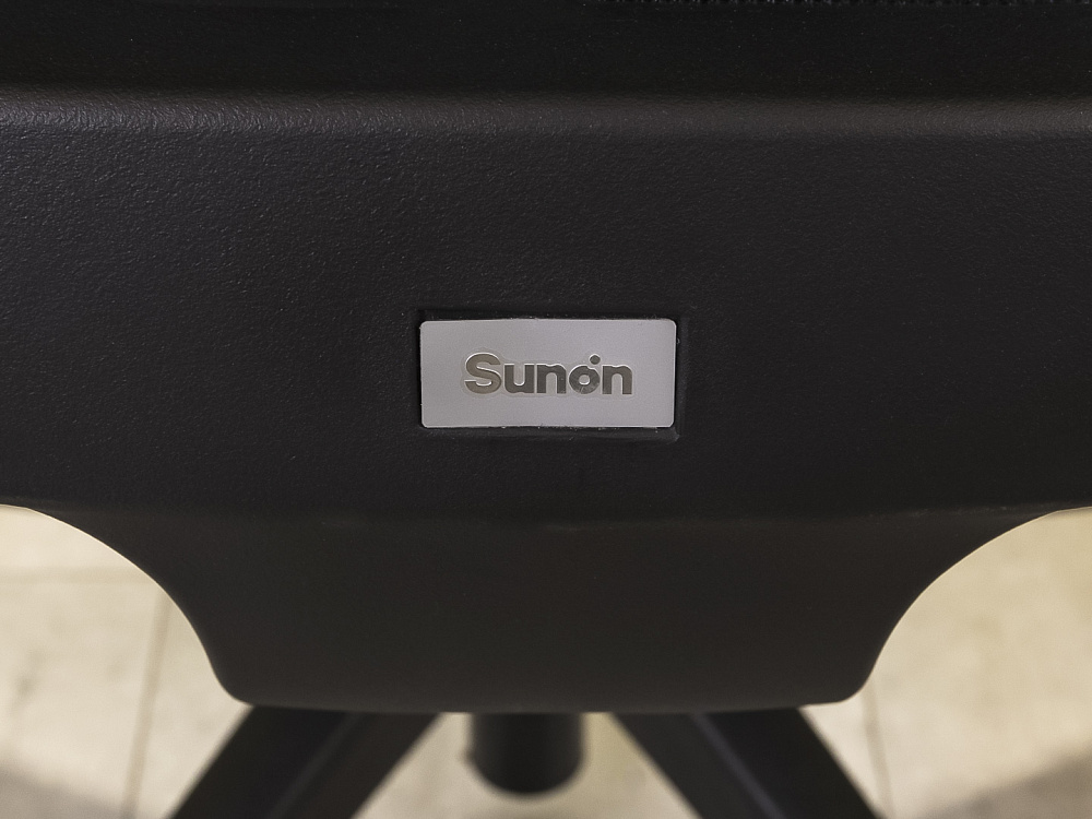 Офисное кресло для персонала на колесах SUNON Ткань Чёрный Импорт  КПТЧ3-06076