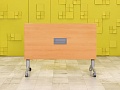 Офисный стол прямой Steelcase ЛДСП Ольха Франция  СППЛ-04026