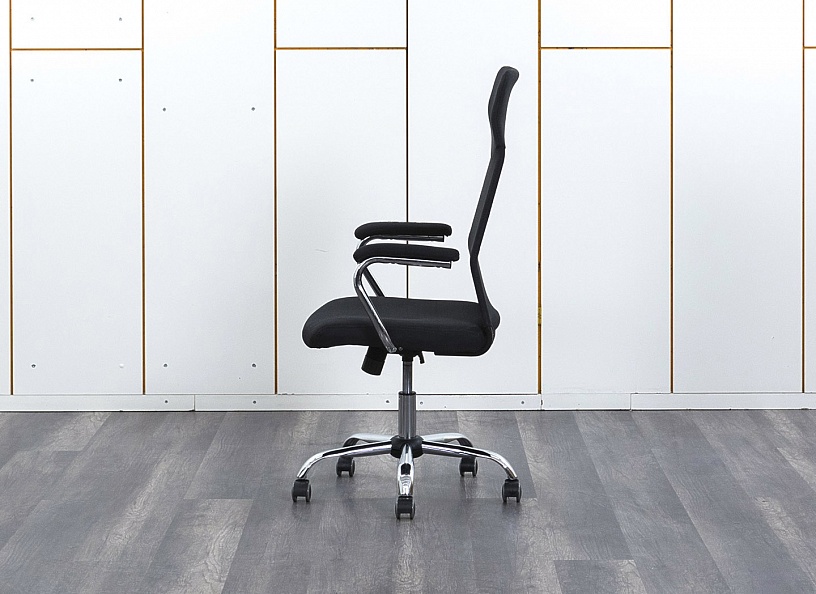 Офисное кресло руководителя   Ткань Черный   (КРТЧ-11072)