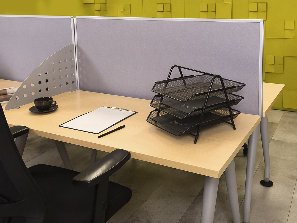 Комплект офисной мебели на 4 человека  KNOLL ЛДСП Клен США  ГКВ1-24076