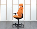 Офисное кресло руководителя Kinnarps Ткань Оранжевый 9000 (КРТО-24110) | Купить офисную мебель в Москве