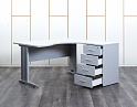 Купить Комплект офисной мебели стол с тумбой  1 400х1 420х750 ЛДСП Серый   (СПУСКп-26013)