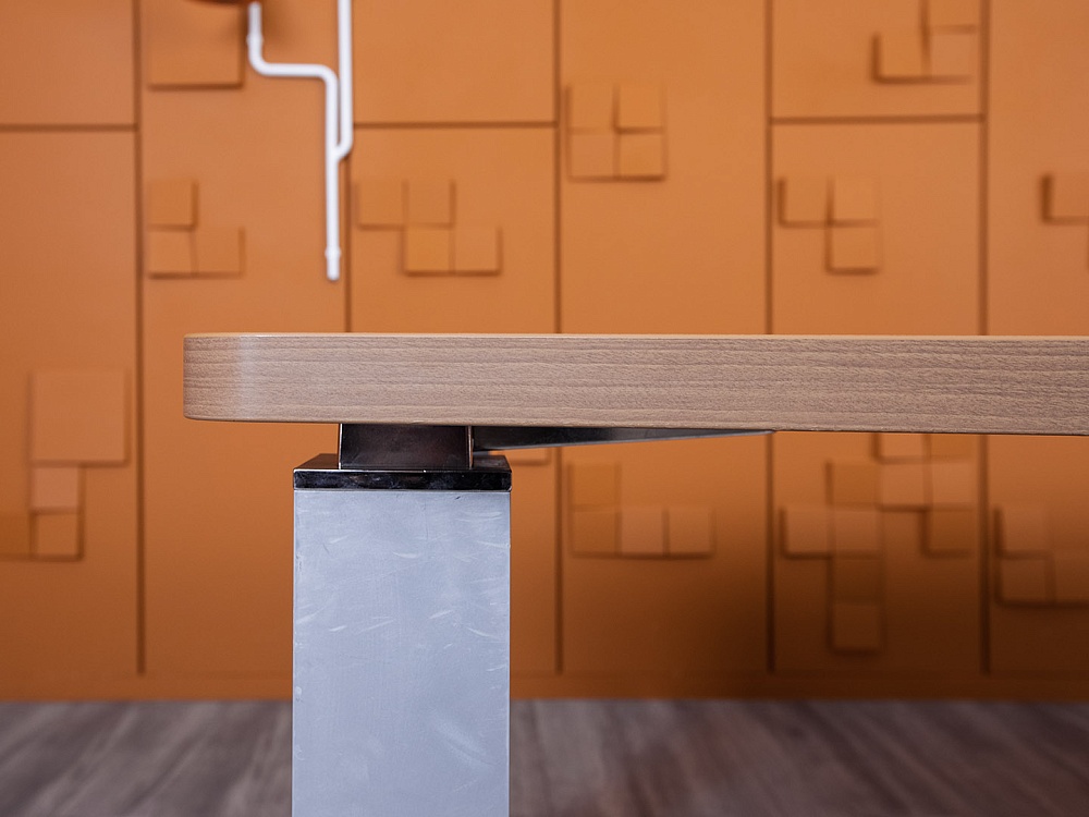 Офисный стол для переговоров  2 400х1 200х735 ЛДСП Дуб шамони   (СГПЗ-21025)