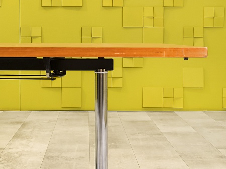 Офисный стол прямой 1400x700 ЛДСП Ольха Импорт_СППЛ1-060823