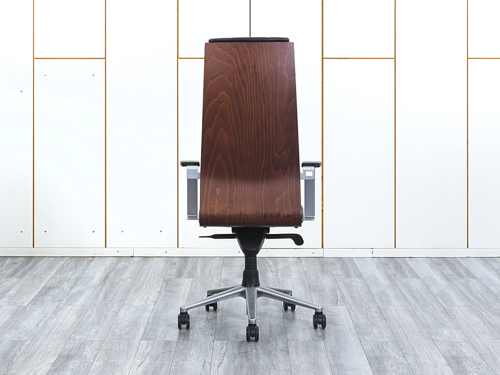 Офисное кресло руководителя  Sitland  Кожа Черный Madera A  (КРКЧ-18034)