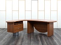 Стол для руководителя Камбио 2 220х1 950х750 ЛДСП Груша Boss  (СРГ-25013)