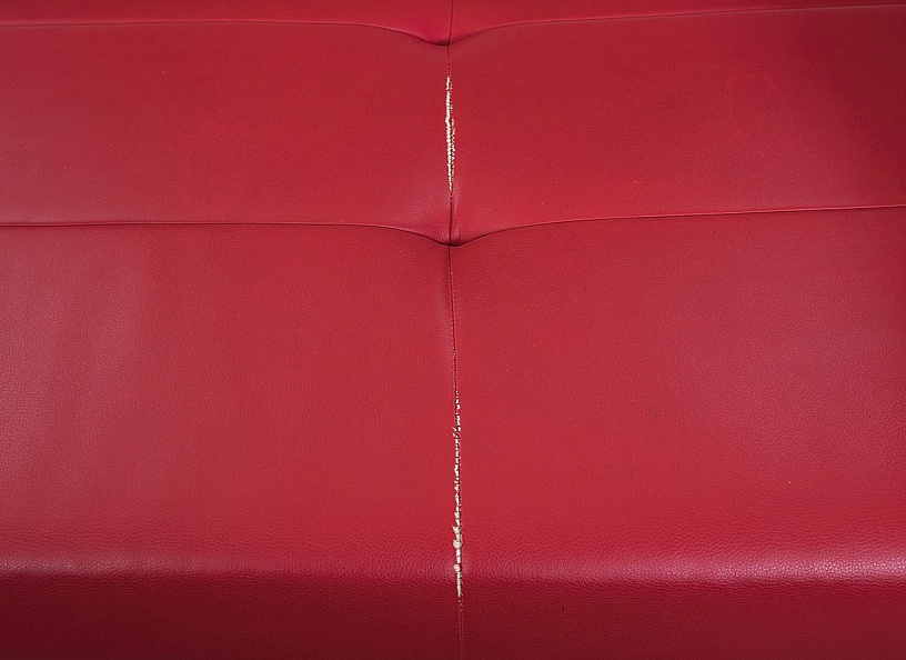 Офисный диван Unital Экокожа Красный   (ДНКК-17043)