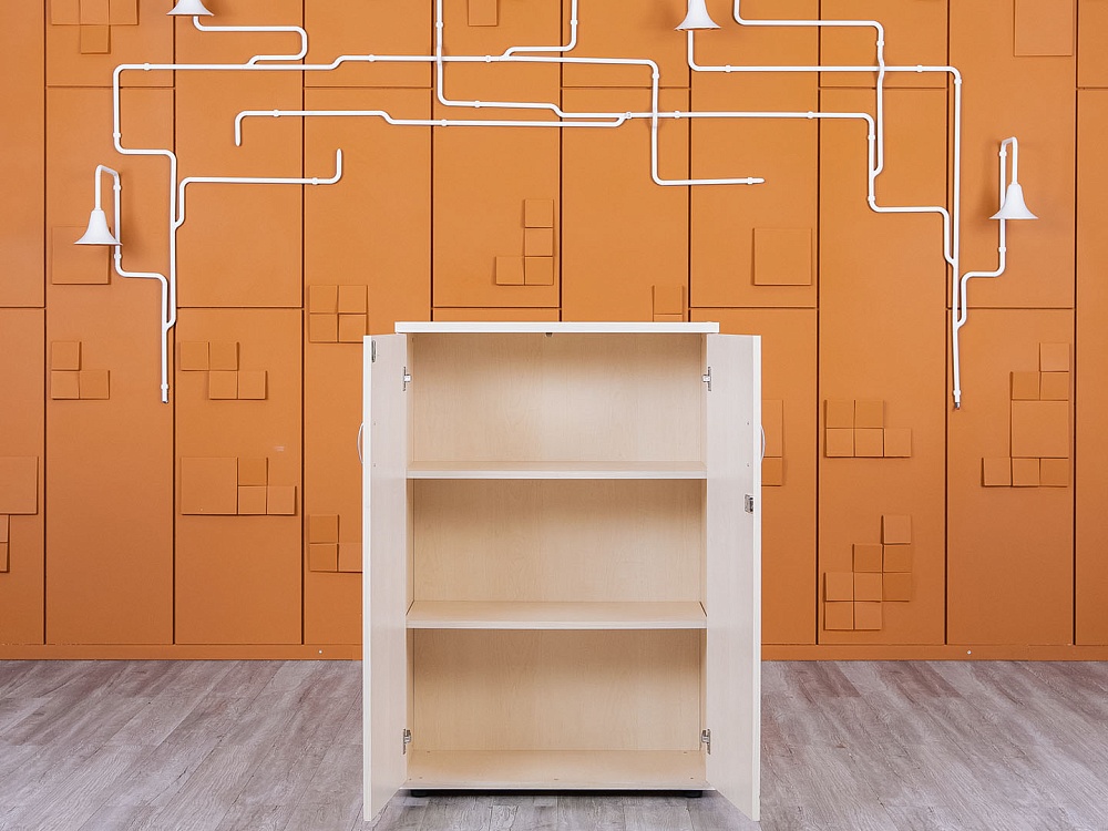 Шкаф для документов  800х390х1 190 ЛДСП Клен   (ШД2ДВ-13055)