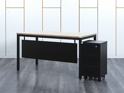 Комплект офисной мебели стол с тумбой  1 400х700х750 ЛДСП Дуб Сонома   (СППЗ3к-20033)