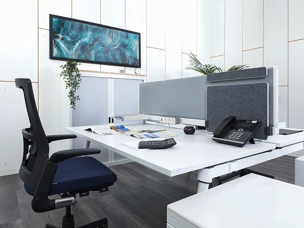 Комплект офисной мебели Herman Miller 1 600х1 650х1 180 ЛДСП Белый   (КОМБ-13112)