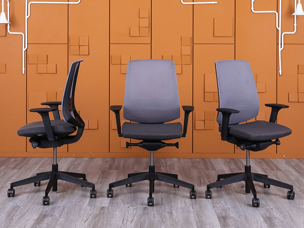 Офисное кресло для персонала  Profim Сетка Серый Light Up  (КПСС-25075)