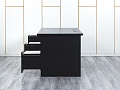 Комплект офисной мебели стол с тумбой IKEA 1 400х800х760 ЛДСП Черный   (СППЧКп-04064)
