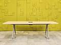 Офисный стол для переговоров Steelcase ЛДСП Зебрано Франция  СГПЗ1-04026