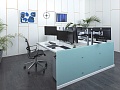 Комплект офисной мебели Technology Desking 2 050х1 330х720 ЛДСП Серый   (КОМС-01101)