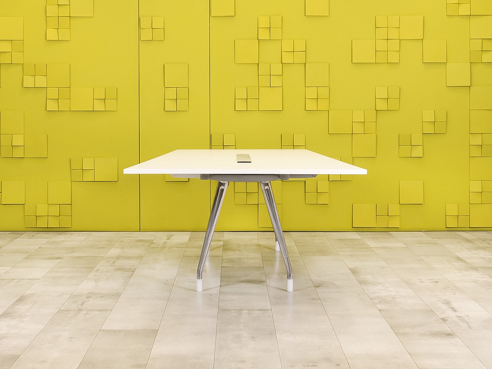 Офисный стол для переговоров Herman Miller 2200x1300x740 ЛДСП Белый США_СГПБ3-260923
