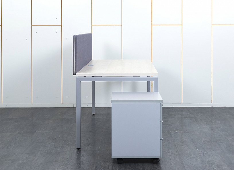 Комплект офисной мебели стол с тумбой  1 600х800х750 ЛДСП Зебрано   (СППЗ2к-24121)