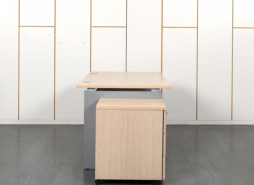 Комплект офисной мебели стол с тумбой  1 400х800х720 ЛДСП Зебрано   (СППЗК-03021)