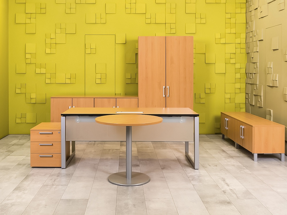 Кабинет руководителя  Steelcase ЛДСП Ольха Франция  КРЛ2-04026