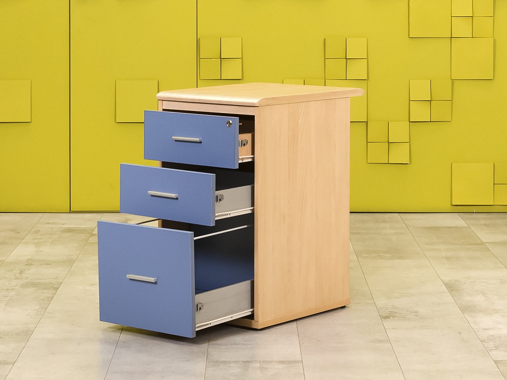 Офисная тумба приставная ЛДСП Клен Россия  ТП3ЯВ-12036