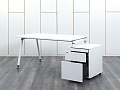 Комплект офисной мебели стол с тумбой Herman Miller 1 400х800х730 ЛДСП Белый   (СППБК-13112)