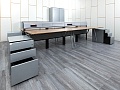 Комплект офисной мебели Herman Miller 3 200х1 800х1 000 ЛДСП Орех   (КОМХ-17082)