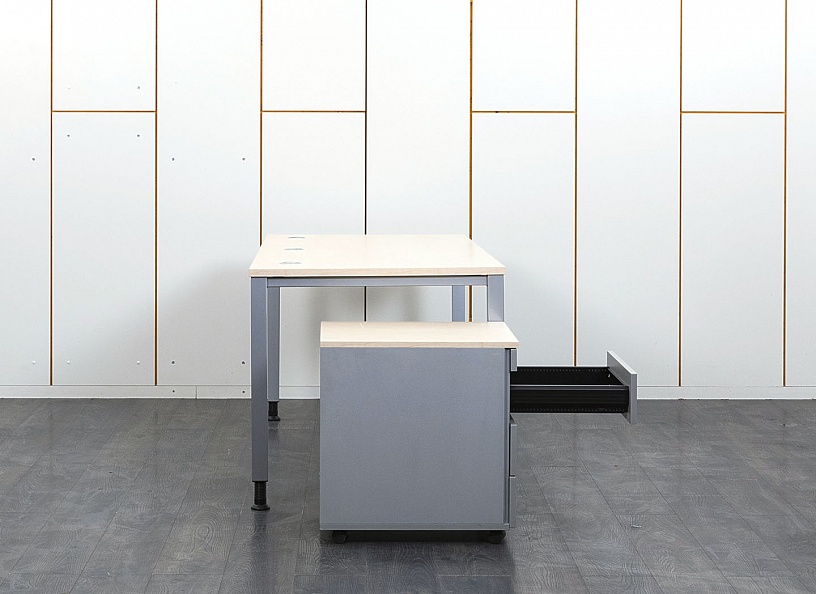 Комплект офисной мебели стол с тумбой Bene 1 600х800х750 ЛДСП Бук   (СППВ1к-16111)