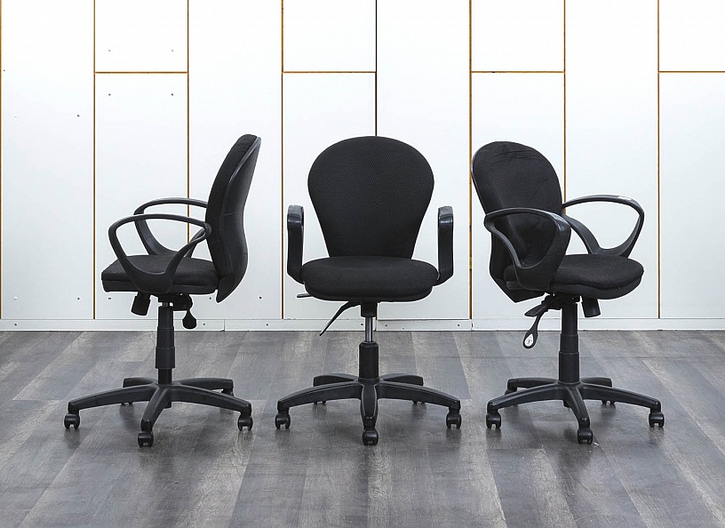 Офисное кресло для персонала   Ткань Черный   (КПТЧ1-05122)