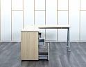 Купить Комплект офисной мебели стол с тумбой  1 400х1 600х750 ЛДСП Клен   (СПУВ3Кл-13033)