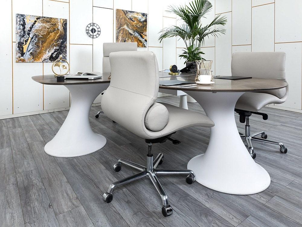 Стол для руководителя CATTELAN ITALIA 2 600х2 300х750 Мрамор Коричневый Piero De Longh  (СРОК-17094)