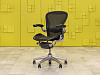 Офисное кресло руководителя на колесах Aeron B Herman Miller Сетка Чёрный США  КРТЧ1-12115