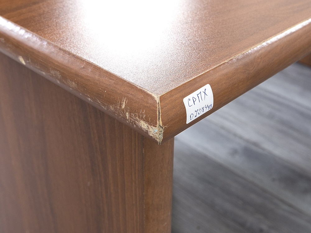 Стол для руководителя  2 450х900х760 ЛДСП Орех   (СРПХ-07084уц)