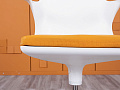 Конференц кресло для переговорной  Оранжевый Ткань KARTELL  Spoon  (КПТО-20084)