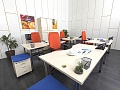 Комплект офисной мебели стол с тумбой ORGSPACE 1 500х800х750 ЛДСП Клен   (КОМВ-15061)