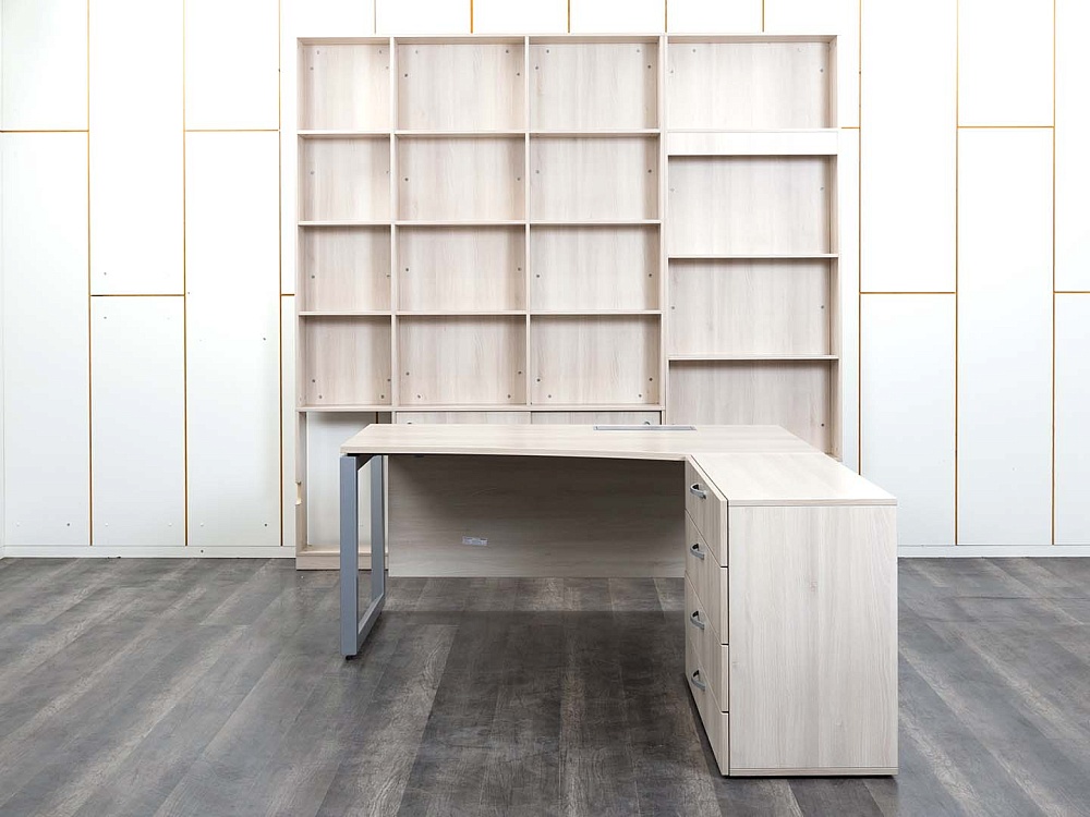 Кабинет руководителя SteelCase 1 600х2 000х750 ЛДСП Клен   (КРВ-26112)