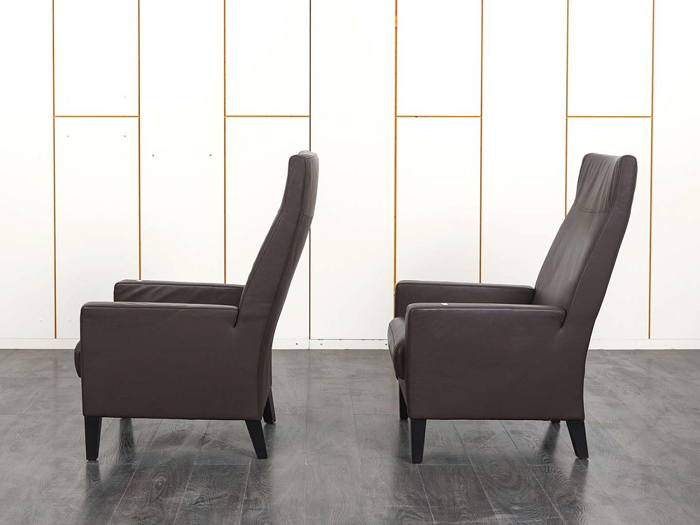 Комплект из 2-х кресел Walter Knoll Кожа Коричневый   (КНККК-30011)