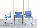 Конференц кресло для переговорной  Синий Ткань SteelCase   (УДТН-01074)