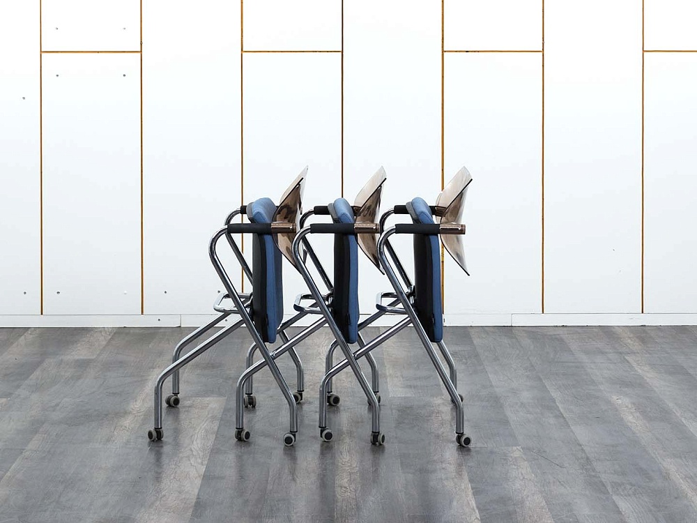 Конференц кресло для переговорной  Синий Ткань LUXY Aire JR  (УНТН-21013)