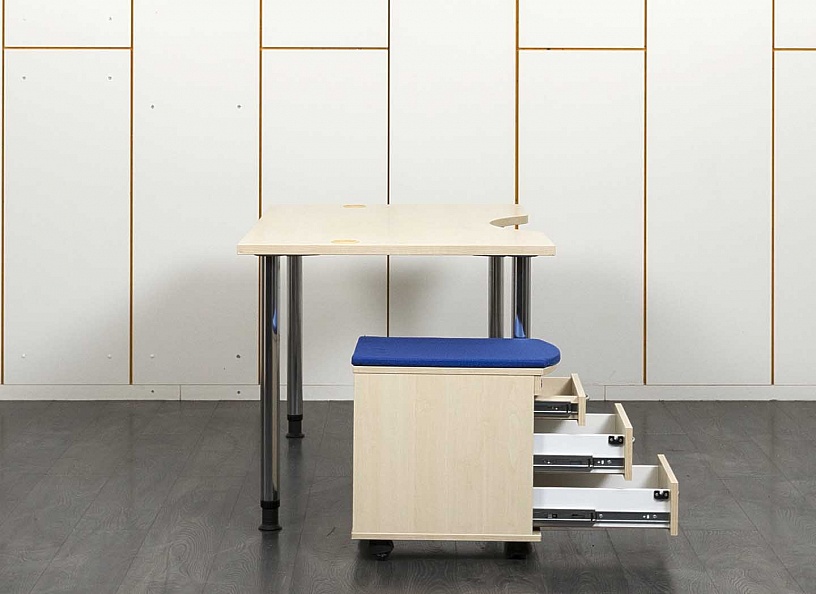 Комплект офисной мебели стол с тумбой ORGSPACE 1 500х800х750 ЛДСП Клён   (СПЭВК-12061)