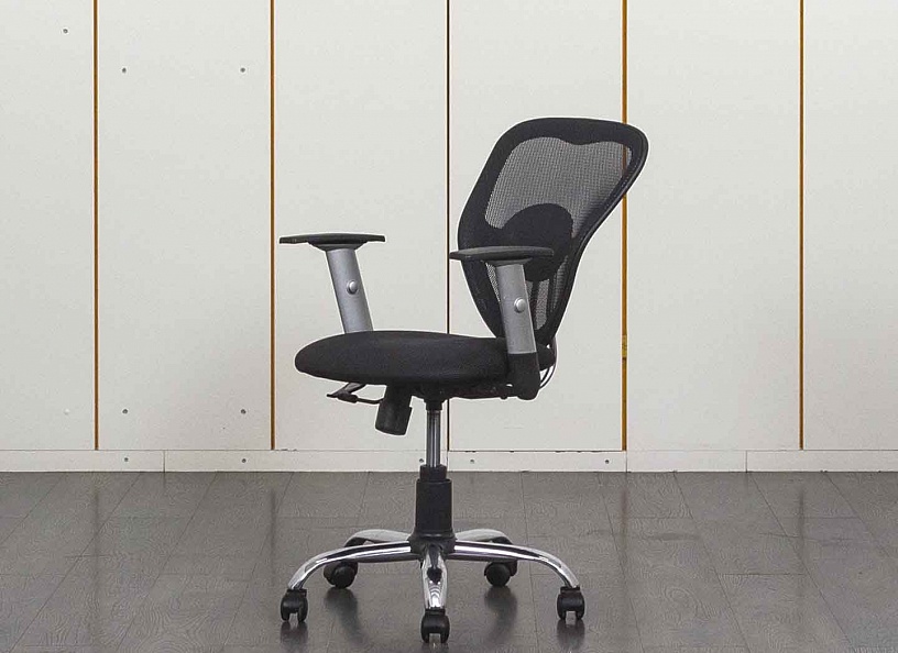 Офисное кресло для персонала   Ткань Черный   (КПТЧ1-09071)