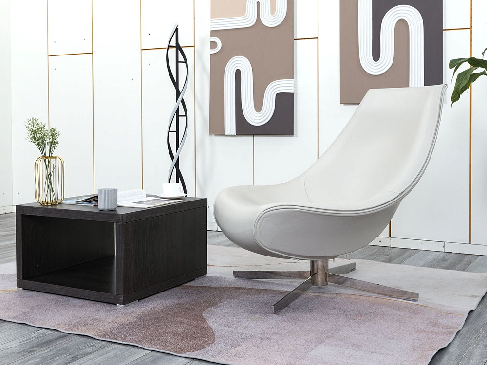 Мягкое кресло I4 Mariani Кожа Серый Oyster  (КНКС-17094)