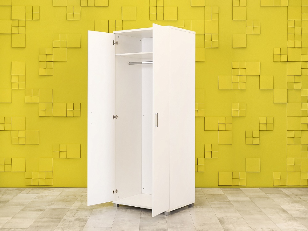 Шкаф для одежды ЛДСП Белый Россия  ШГ2ДБ-19026