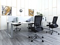 Комплект офисной мебели Haworth 3 200х1 660х1 050 ЛДСП Белый   (КОМБ-17113)