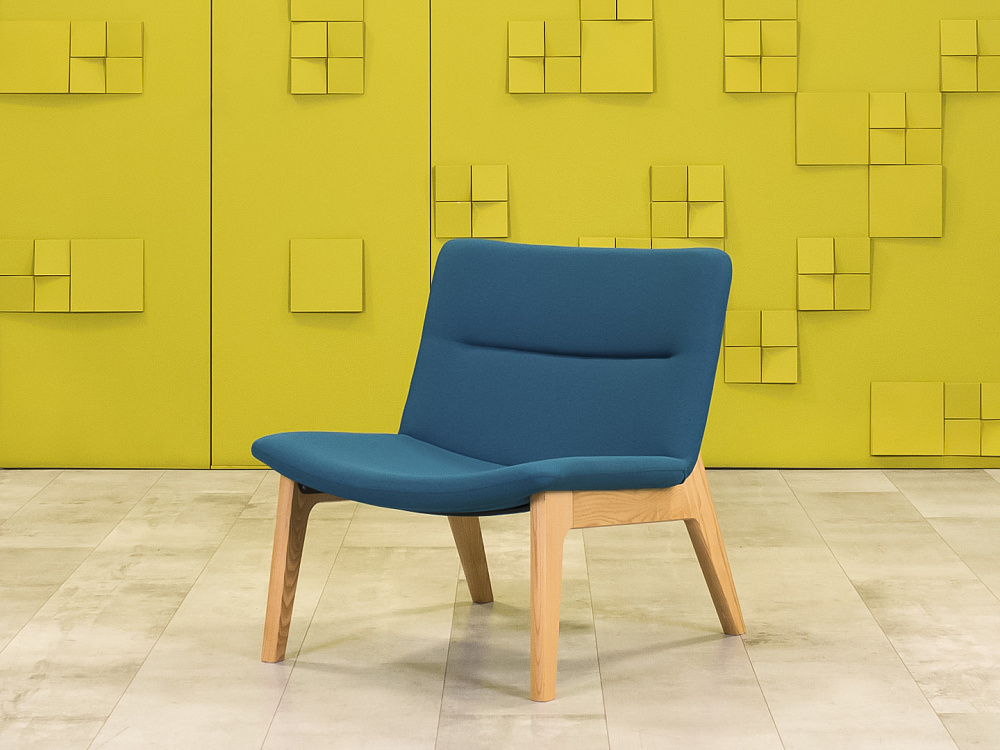 Мягкое кресло Oslo Lounge LD Seating Ткань Синий Чехия  КНТН-26025