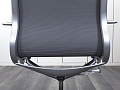 Офисное кресло руководителя  Bartoli Design Кожа Серый Mercury HB  (КРКС-24052)