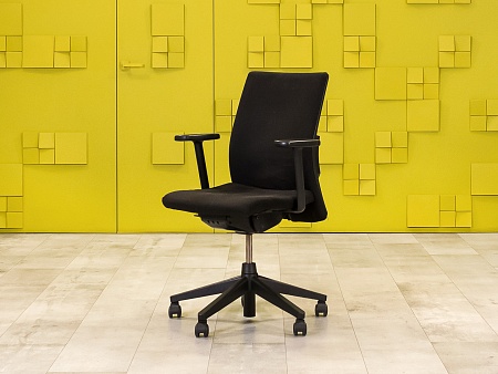 Офисное кресло для персонала на колесах HAWORTH Ткань Чёрный США_КПТЧ3-121124