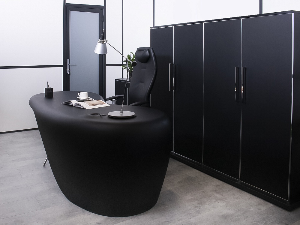Кабинет руководителя  UNO DellaRovere Пластик Чёрный Италия  КРЧ-30055