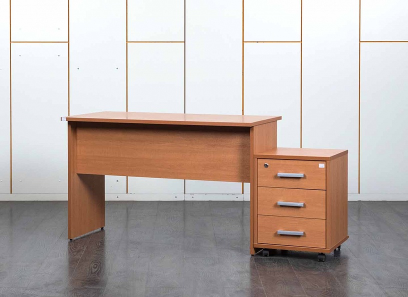 Комплект офисной мебели стол с тумбой  1 200х600х750 ЛДСП Ольха   (СППЛК-29120)