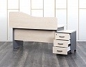 Купить Комплект офисной мебели стол с тумбой Berlin 1 600х850х740 ЛДСП Бук   (СППВК-22072)