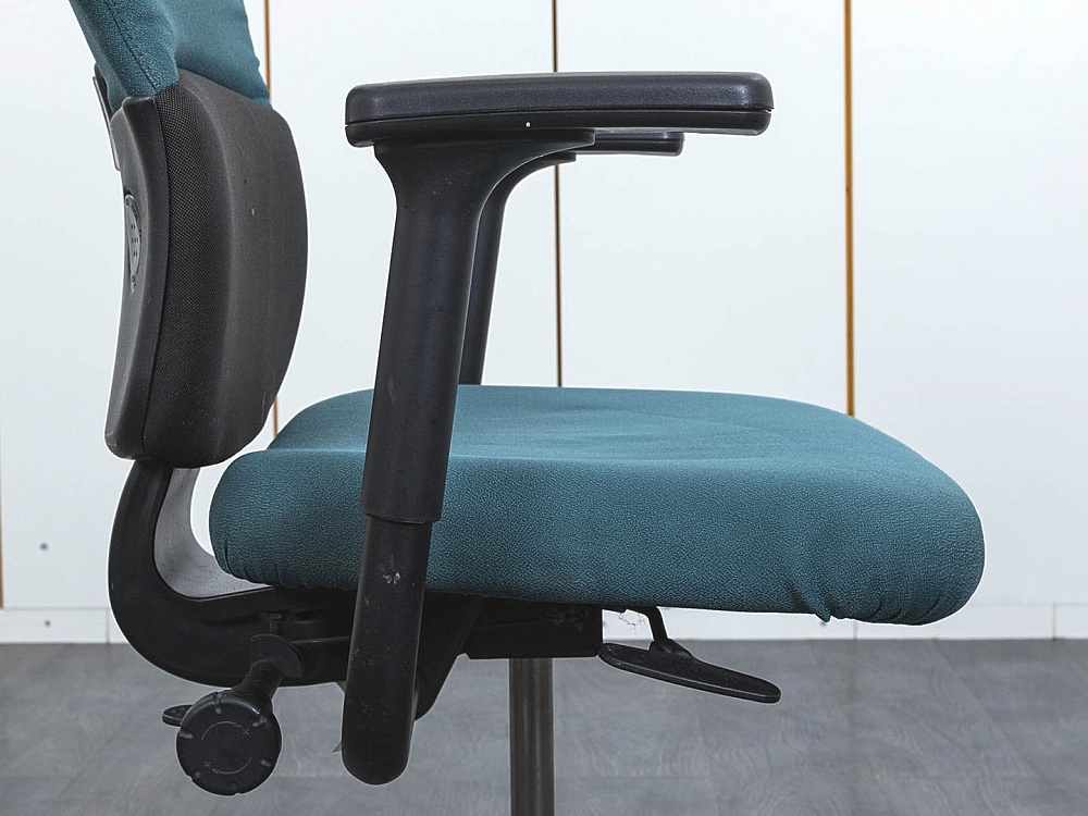Офисное кресло руководителя  SteelCase Ткань Зеленый   (КРТЗ-20121)